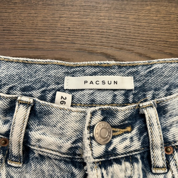 Pacsun High Waisted Vintage Distressed Denim Shorts - Picture 3 of 3